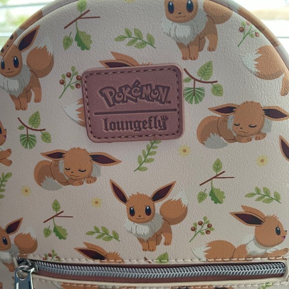 New Loungefly Pokemon Eevee Mini Backpack - Picture 2 of 16